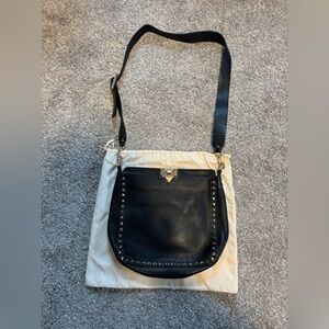 Valentino Garavani Black Studded Crossbody Bag